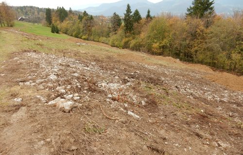 Stanje površine pred odstranitvijo skal