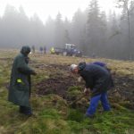 Deževna 9. tradicionalna prostovoljna akcija čiščenja zaraščajočih travišč na Pohorju