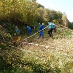 Na kmetiji Žerko je bila izvedena 3. prostovoljna akcija čiščenja zaraščajočih travnikov na Kumu