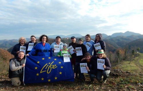 Prostovoljna akcija odstranjevanja zarasti na Čerinovem uspešno izvedena